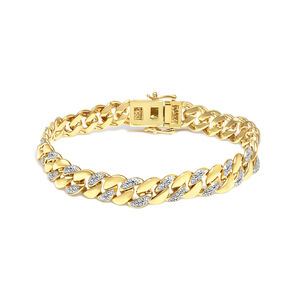 14K Yellow Gold Plated .925 Sterling Silver